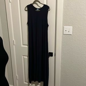 Navy Blue Maxi Dress